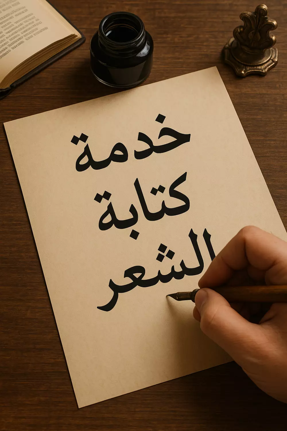 أكتب لك قصيدة عربية فصيحة أو عامية أصيلة في أي غرض شعري تختاره