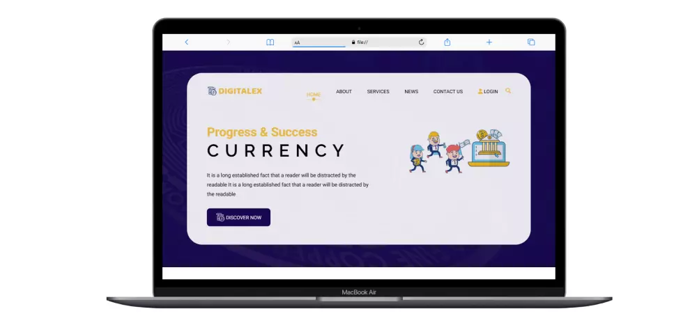 برمجة واجهات مواقع ويب احترافية باستخدام HTML, CSS, JavaScript وReact