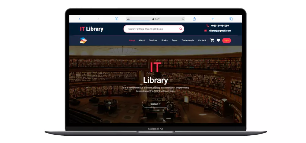 برمجة واجهات مواقع ويب احترافية باستخدام HTML, CSS, JavaScript وReact