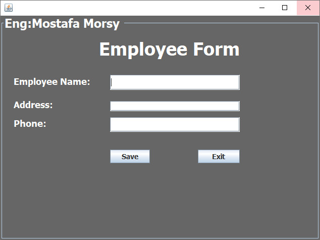 تصميم GUI// Jframe احترافي باستخدام java