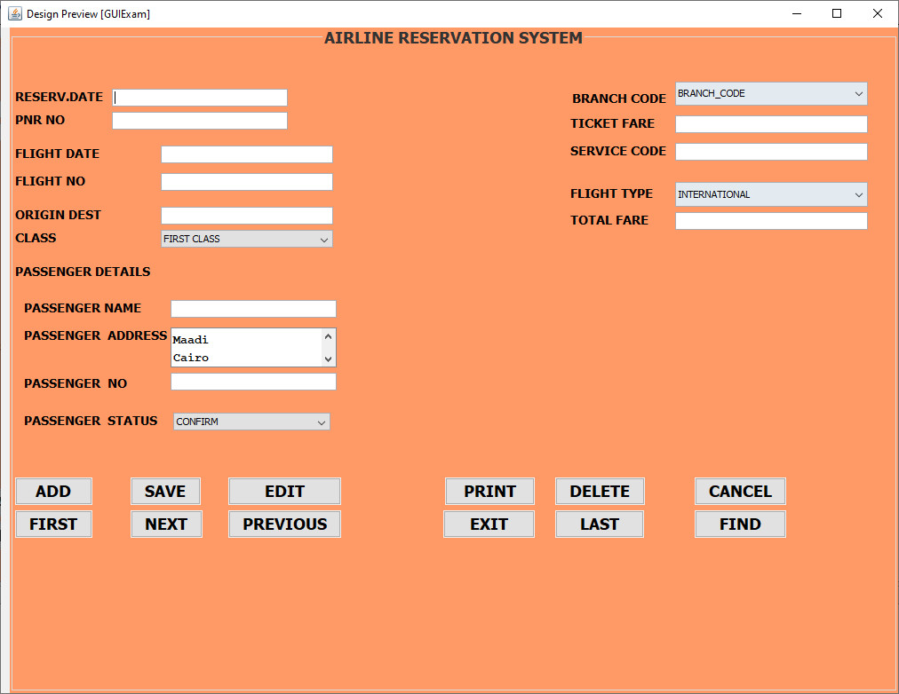 تصميم GUI// Jframe احترافي باستخدام java