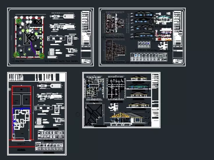 رسم مخططات هندسية دقيقة باستخدام AutoCAD