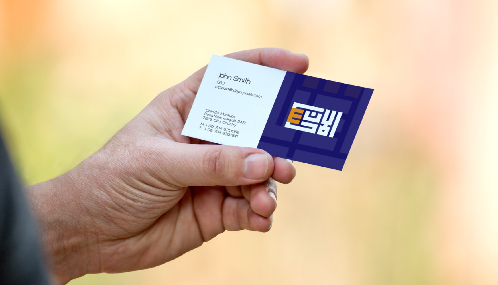 تصميم كرت أعمال احترافي