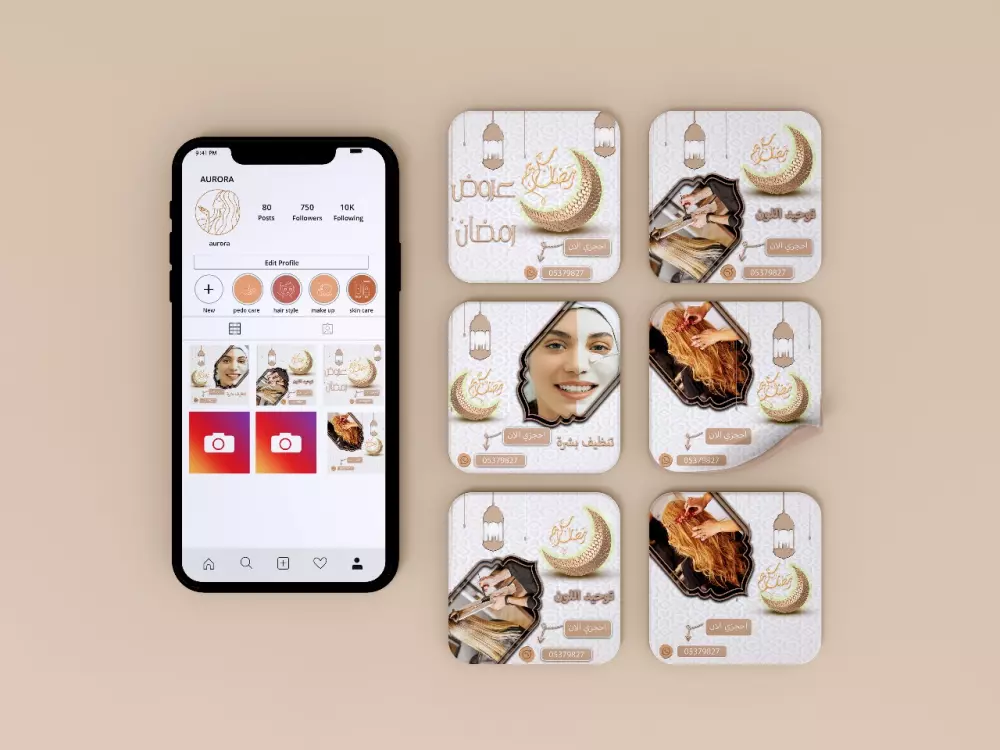 تصاميم سوشيال ميديا بواسطة فوتوشوب