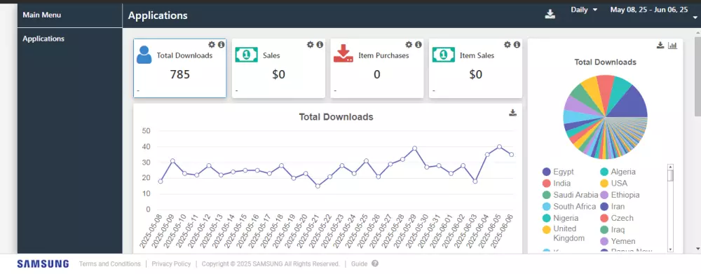رفع تطبيقك او لعبتك على متجر سامسونج جالاكسي