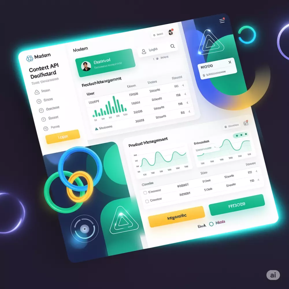 لوحة تحكم احترافية ومتجاوبة باستخدام React