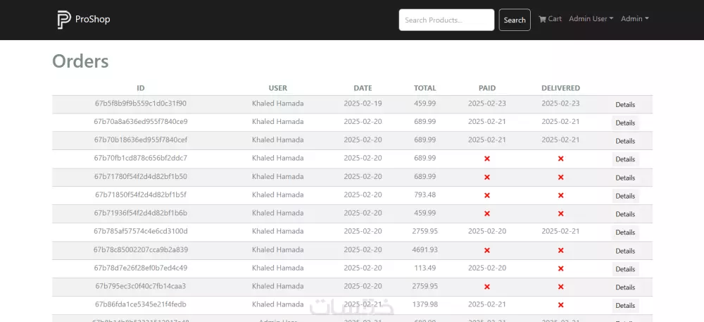 برمجة متجر الكتروني حديث وسريع باستخدام Mern Stack