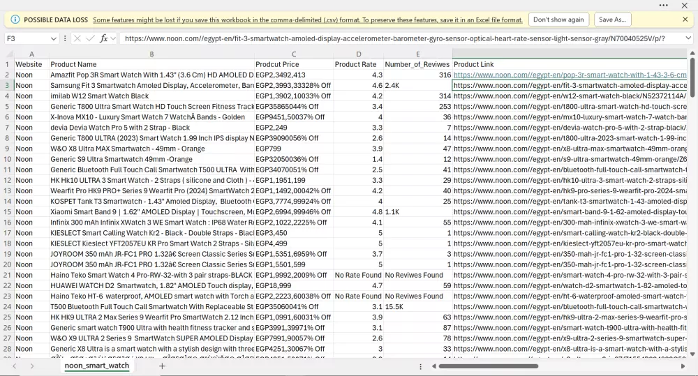 استخراج البيانات من مواقع الانترنت آليا Web Scraping