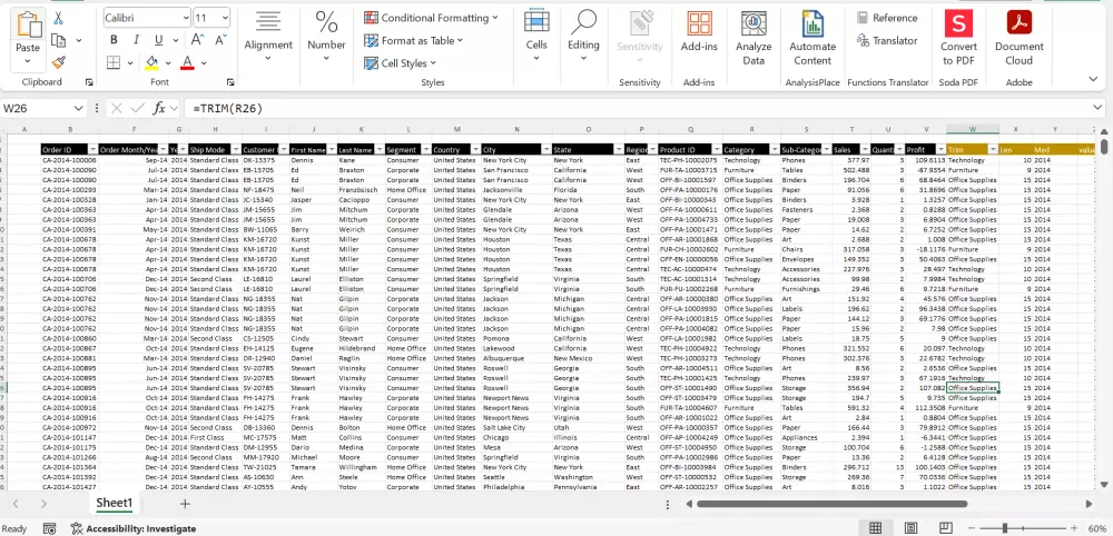 ادخال بيانات ومعالجة البيانات وتنظميها فى جداول ورسوم بيانية