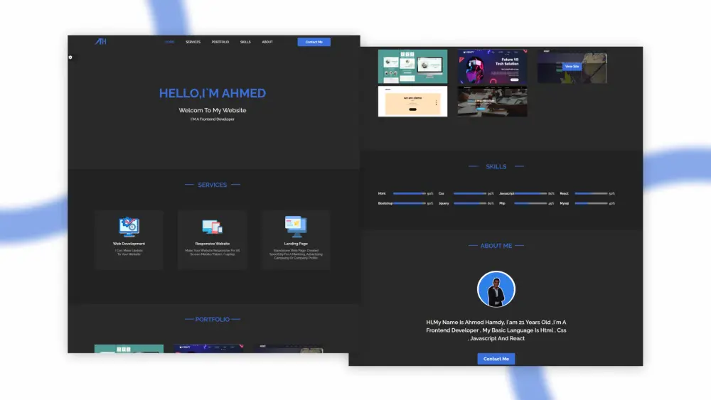 تصميم موقع إلكتروني احترافي متجاوب مع جميع الأجهزة 5 صفحات فقط مقابل 50$