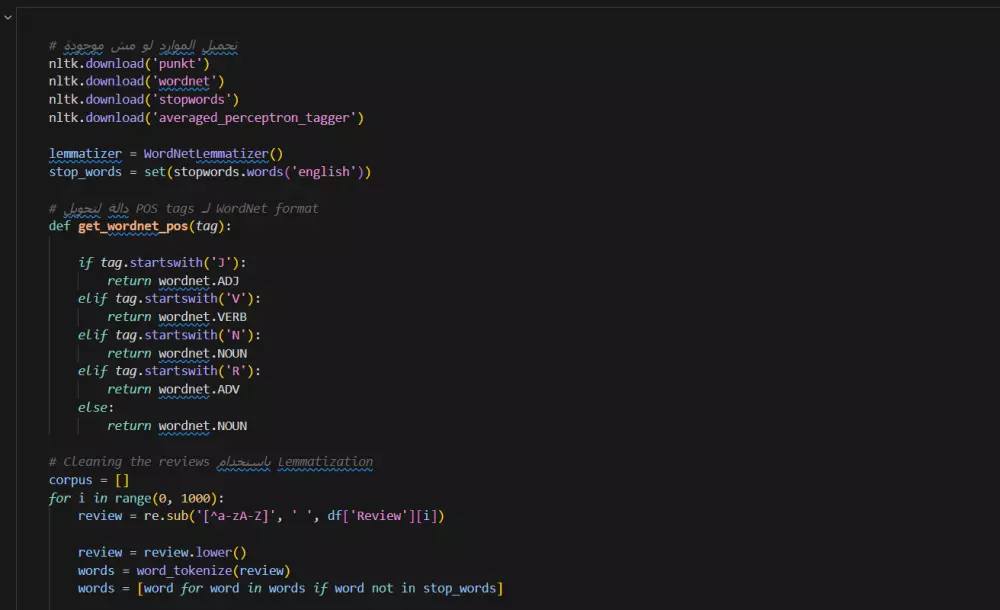 بناء الموديل ML الخاصه بالذكاء الاصطناعى لخدمه مشكله ما وحلها.