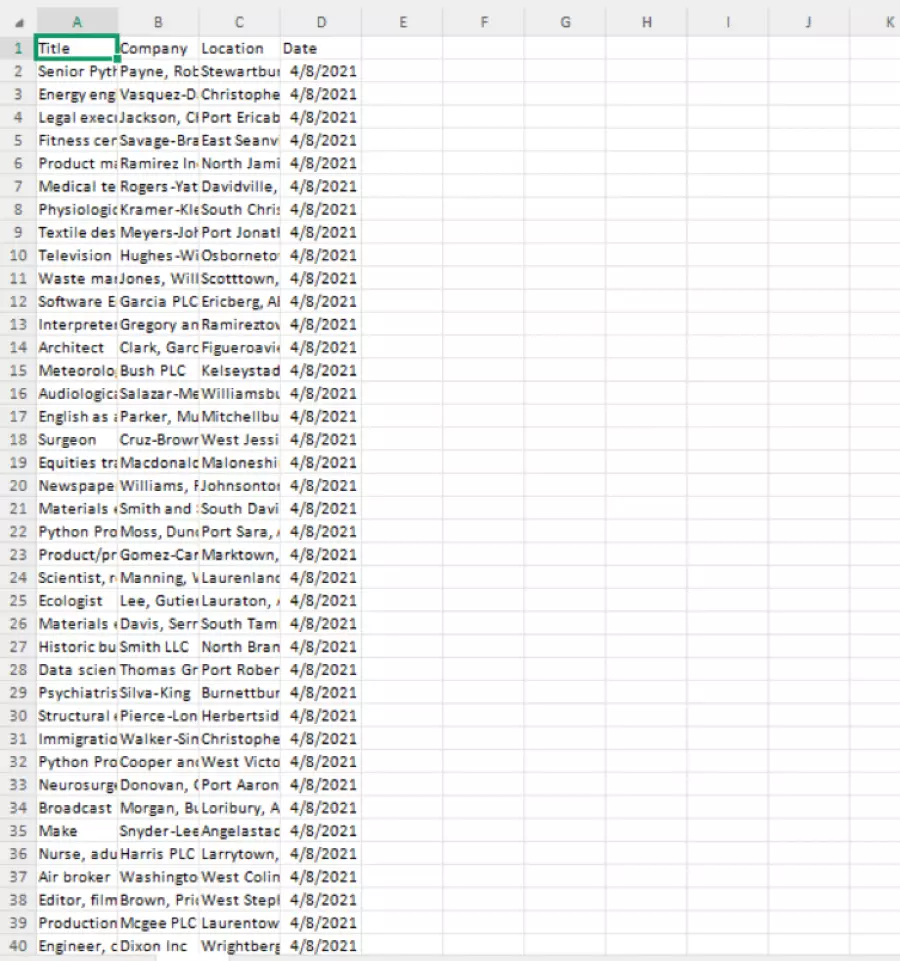 إدخال وتنظيف بيانات في Excel