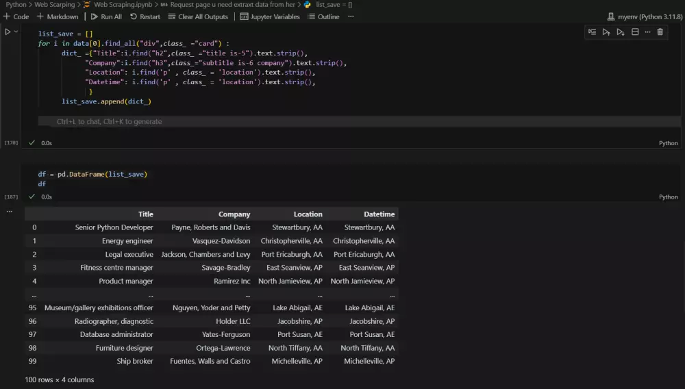استخراج بيانات من المواقع بدقة باستخدام Python Web Scraping