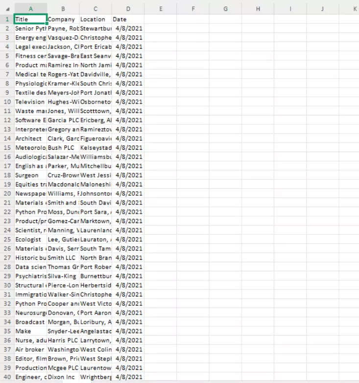 استخراج بيانات من المواقع بدقة باستخدام Python Web Scraping