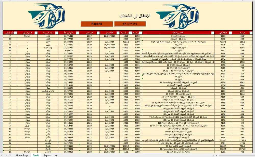 إدخال وتنظيف بيانات في Excel