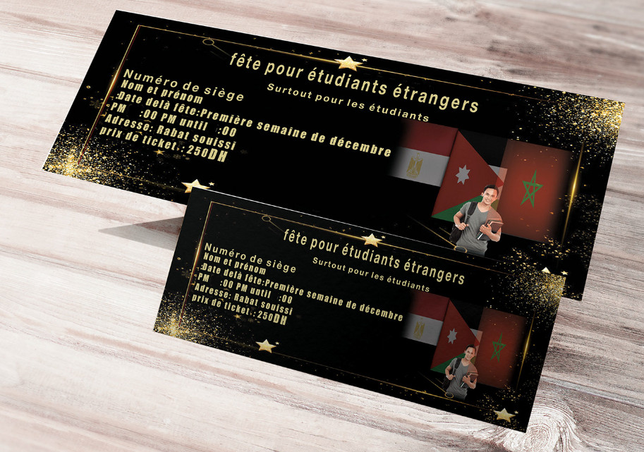 تصميم غلاف مجلة أو تذكرة ومنيو وفلاير وبرشور وبوسترات