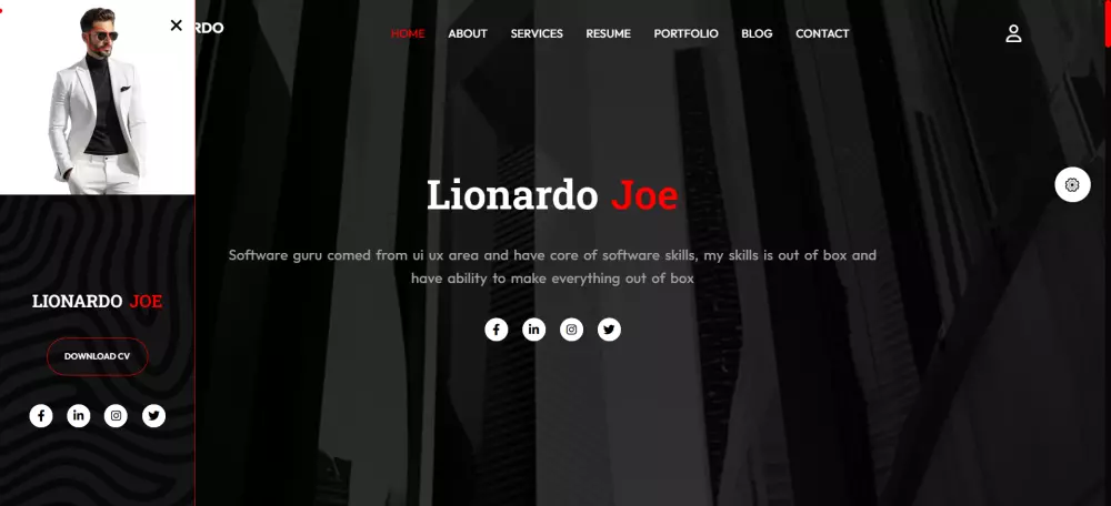 موقع شخصي (Portfolio) أحترافى لعرض أعمالك