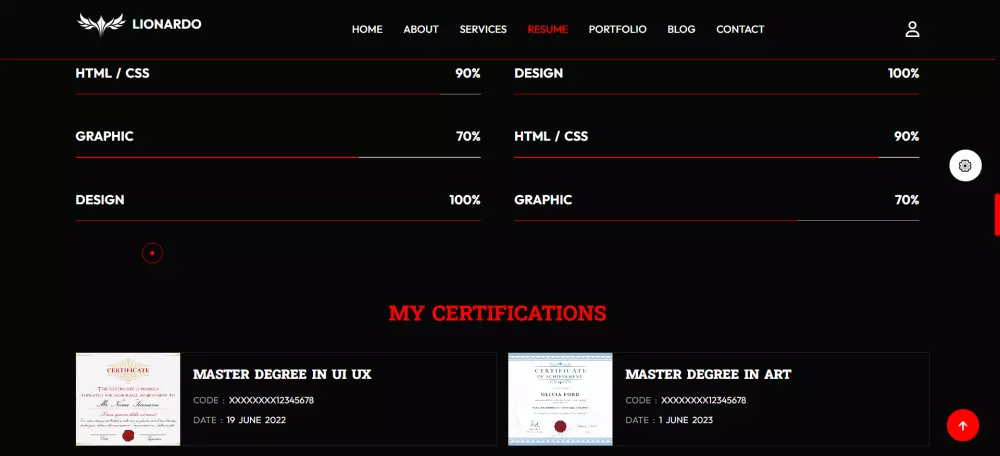 موقع شخصي (Portfolio) أحترافى لعرض أعمالك