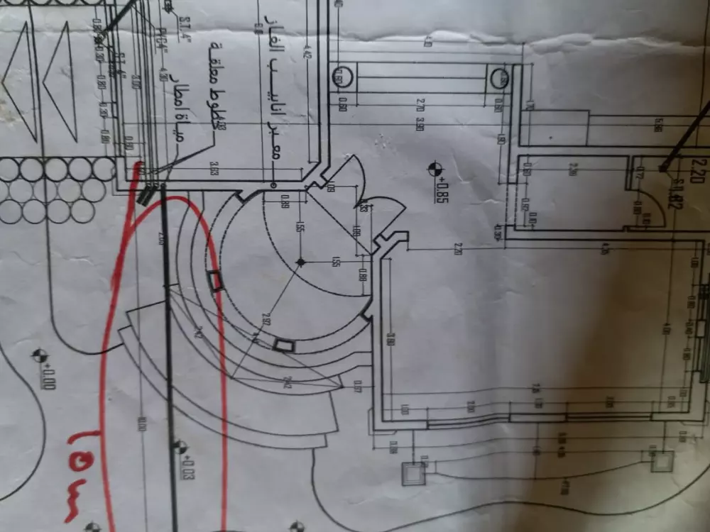 العمل على تحويل المخططات الورقية او PDF إلى مخططات اوتوكاد بدقة احترافية
