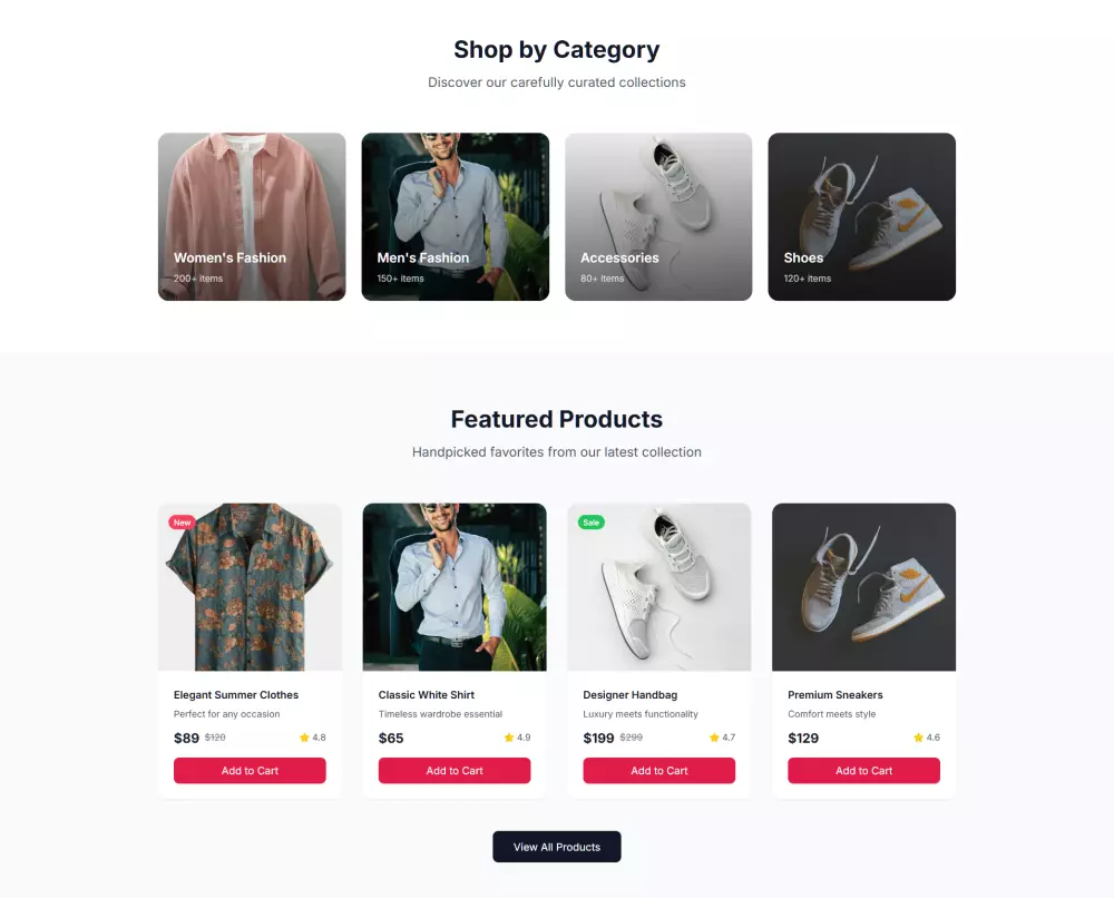 تصميم صفحة هبوط احترافية لموقع تجاري