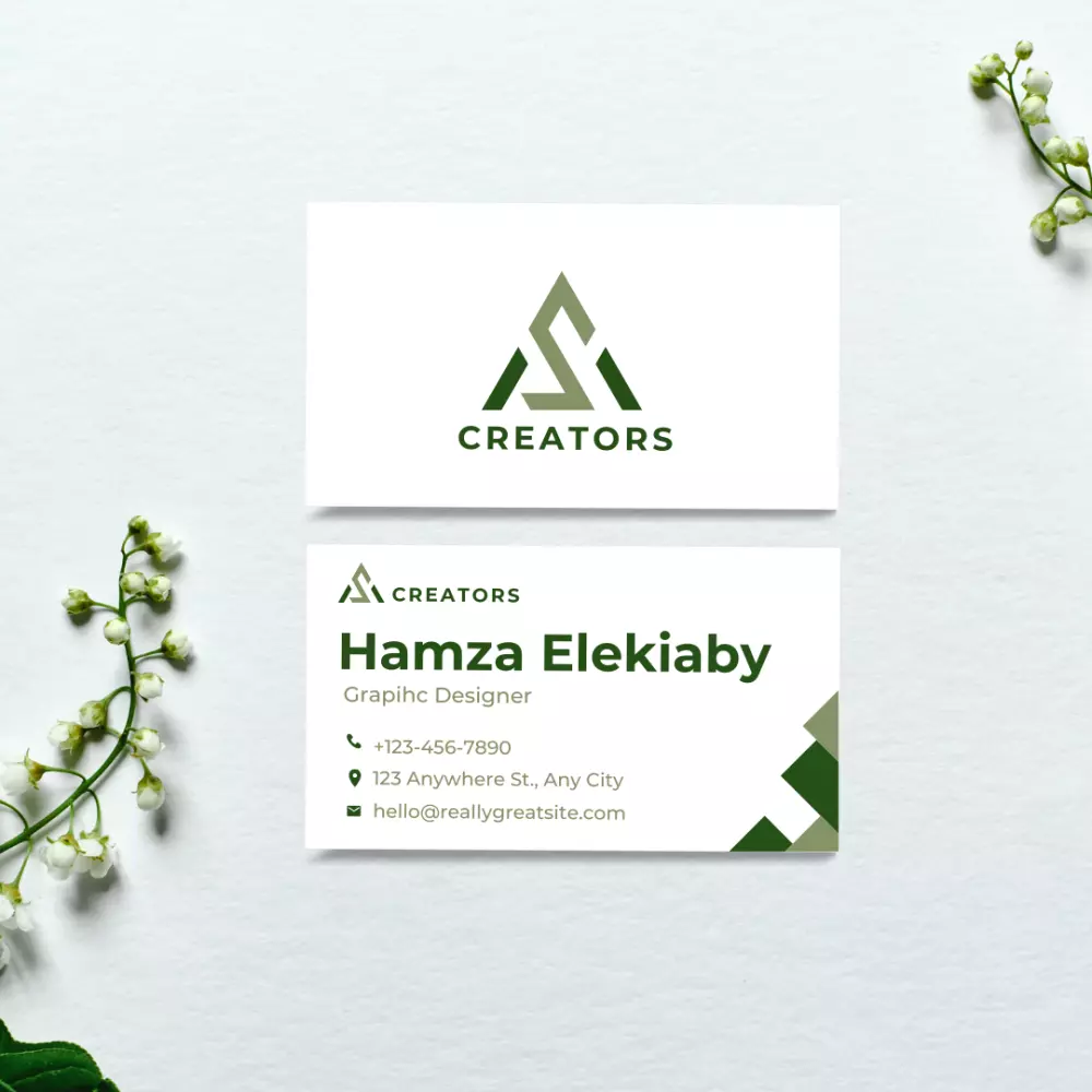 تصميم بطاقة أعمال احترافية تعكس هوية نشاطك