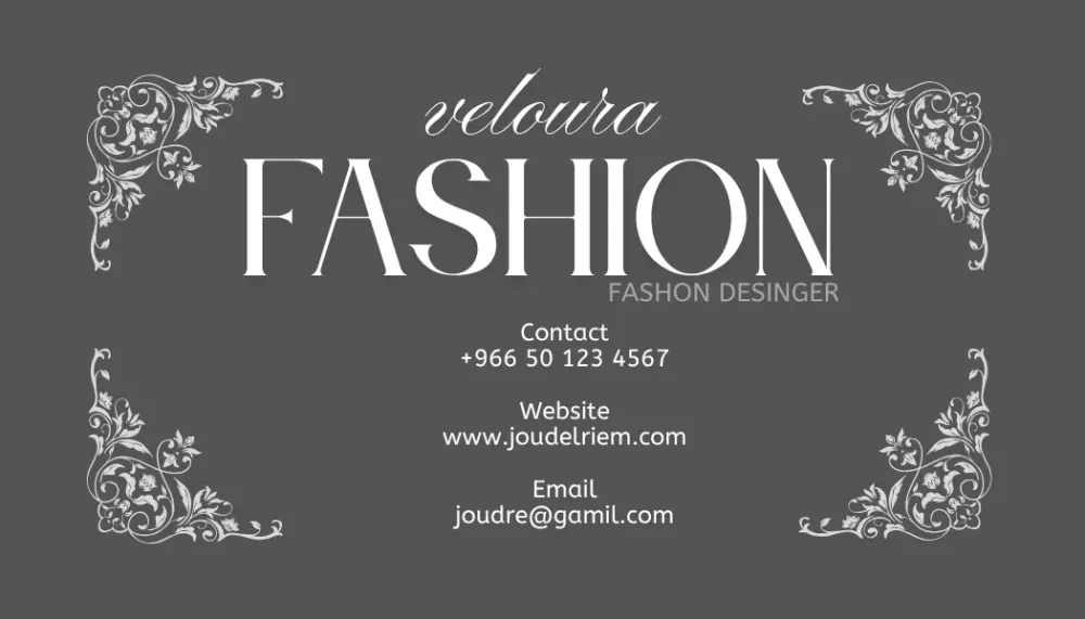 سأقوم بتصميم كارت شخصي احترافي يُعبّر عن هويتك المهنية أو التجارية بأسلوب أنيق وعصري، يمكن استخدامه للطباعة أو الإرسال الرقمي.