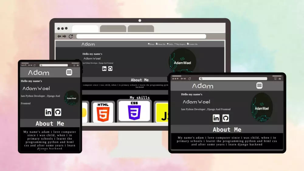 عمل موقع الكتروني باستخدام html css js