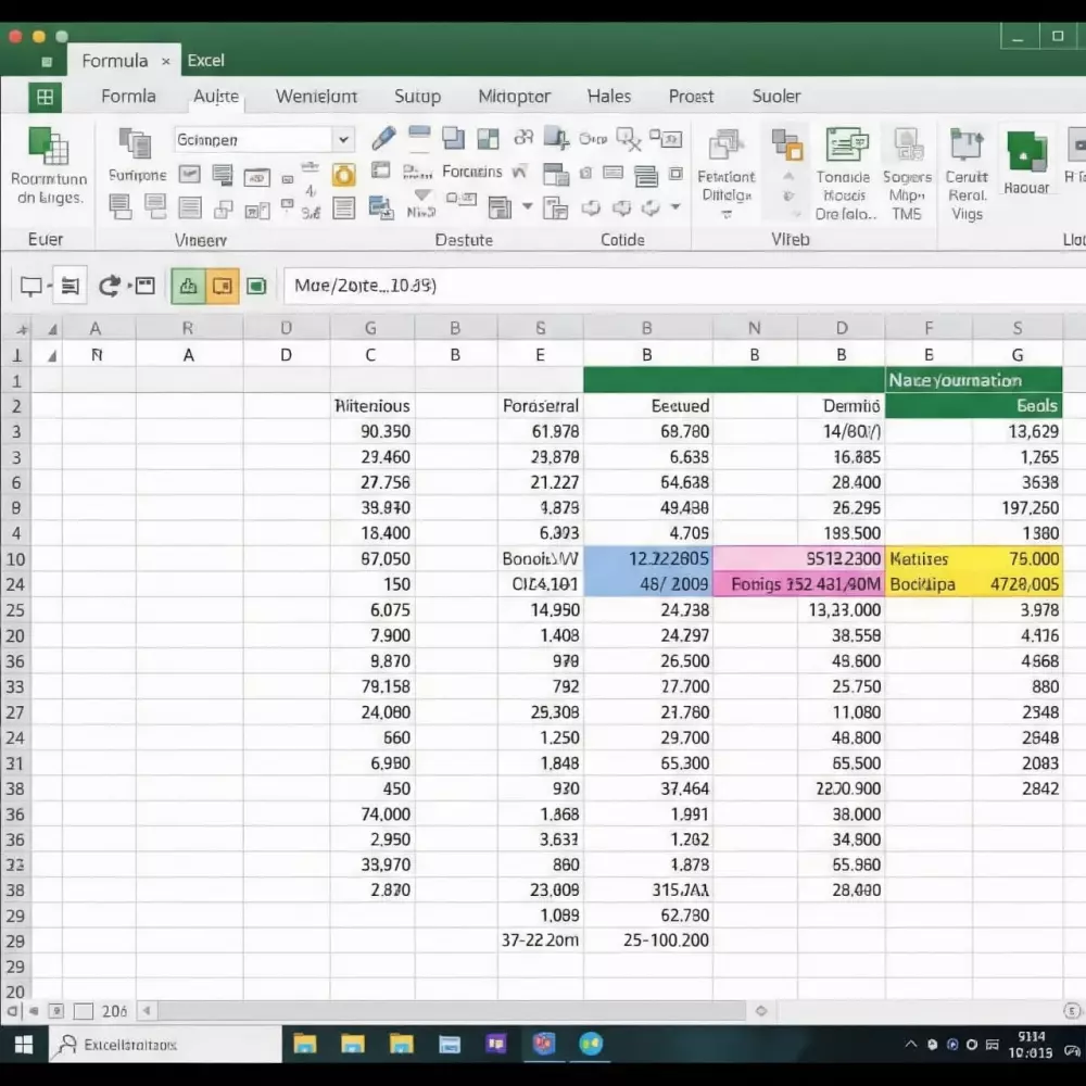 إدخال بيانات من ملفات pdf او صور إلي Excel