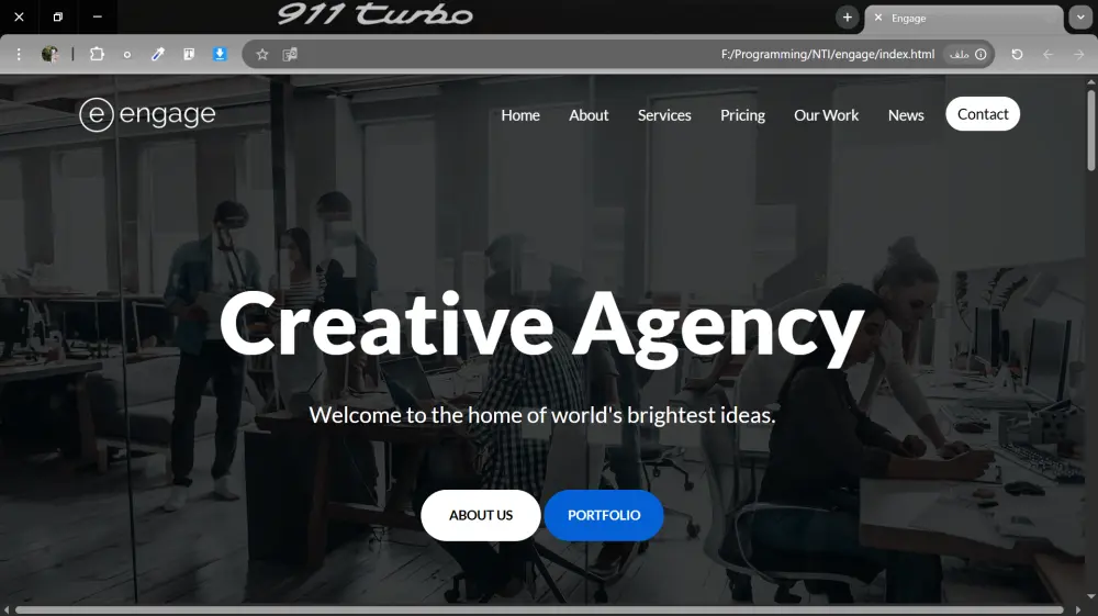 تحويل التصميم إلى كود (HTML + CSS)
