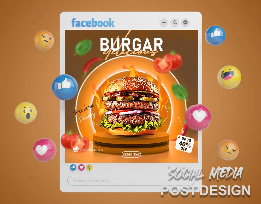 سأقوم بتصميم منشورات التواصل الاجتماعي الإبداعية وإعلانات الفيسبوك ومنشورات الانستغرام والقصص وصور الإعلانات