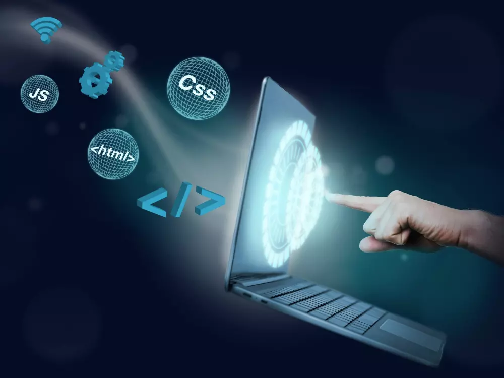تصميم صفحة ويب باستخدام HTML, CSS, JS