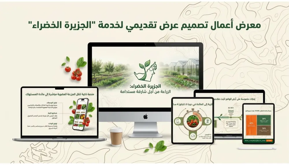 تصميم عروض تقديمية PowerPoint احترافية تعليمي، بحثي وبروفايل