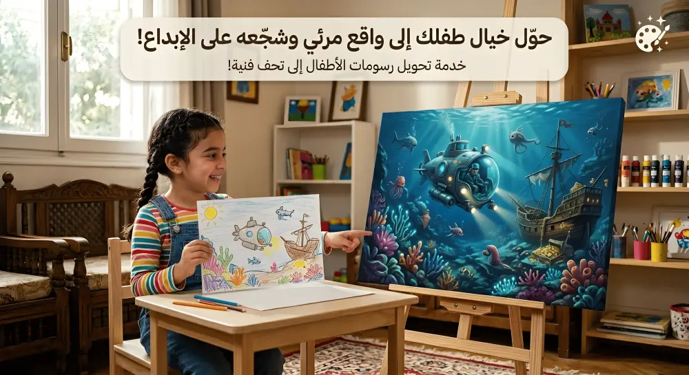 اجعل طفلك يرى خياله يتحول إلى واقع مذهل