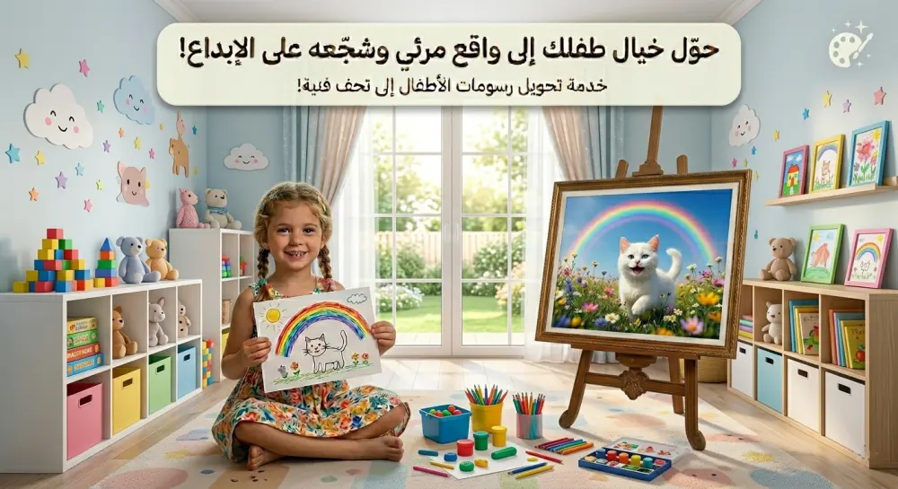 اجعل طفلك يرى خياله يتحول إلى واقع مذهل