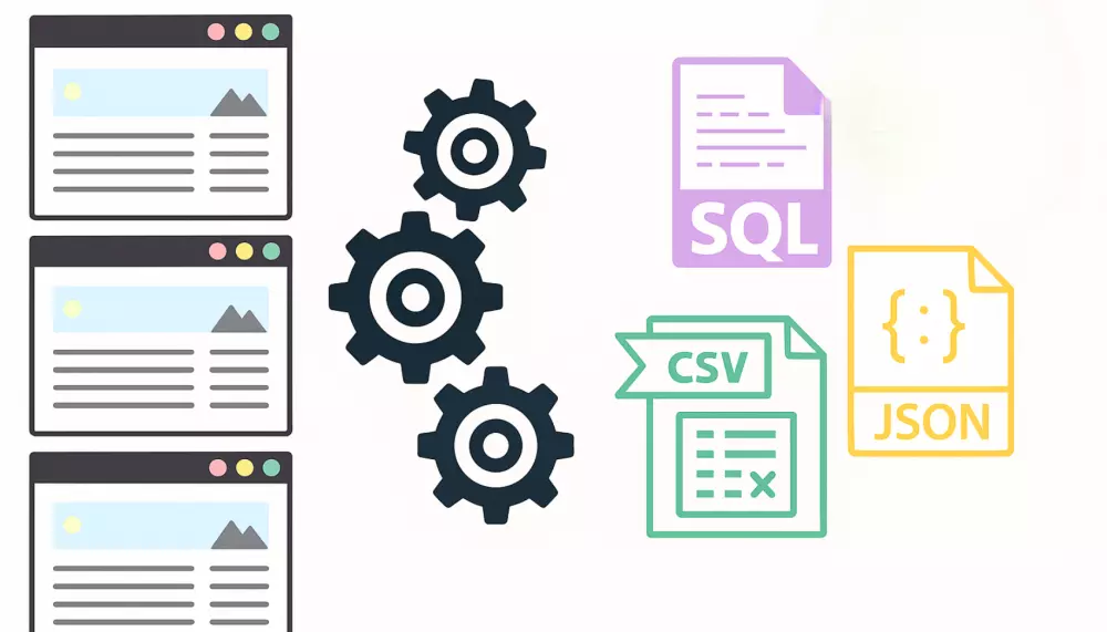 استخراج بيانات المواقع باحترافية فقط 15$ لكل 1k نتيجة من مصدر بيانات واحد, دقة وموثوقية 100%