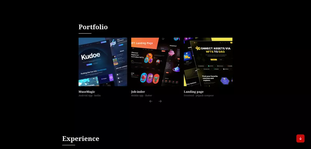 تصميم وتطوير موقع هبوط بستخدام next.js