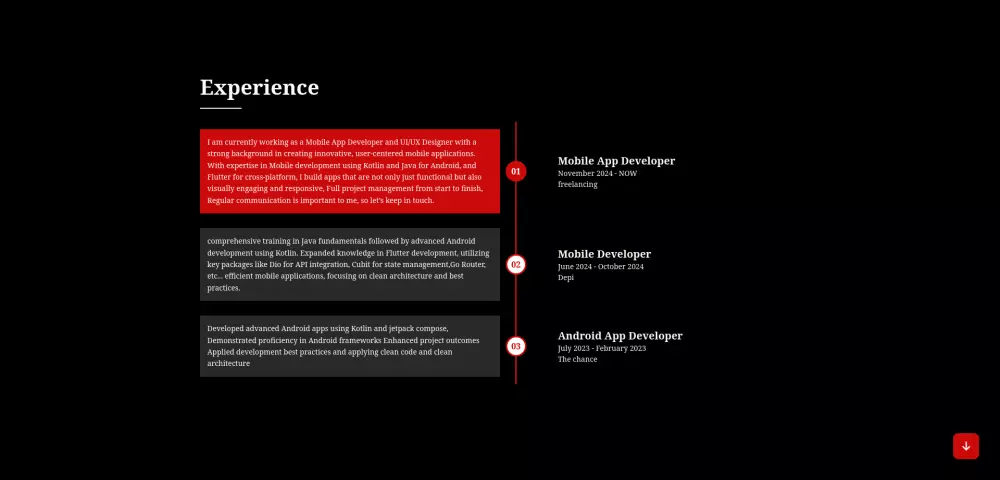تصميم وتطوير موقع هبوط بستخدام next.js