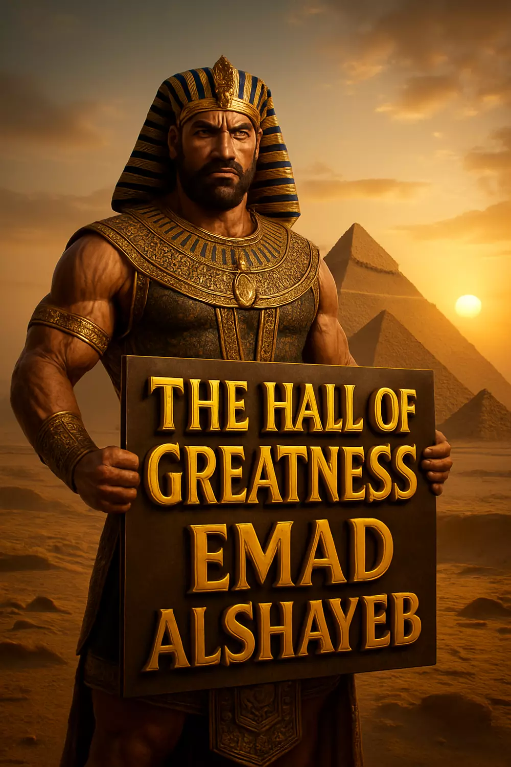 تصميم اسمك أو اسم من تحب بأسلوب فني مبهر أمام الأهرامات – هدية فريدة لا تُنسى