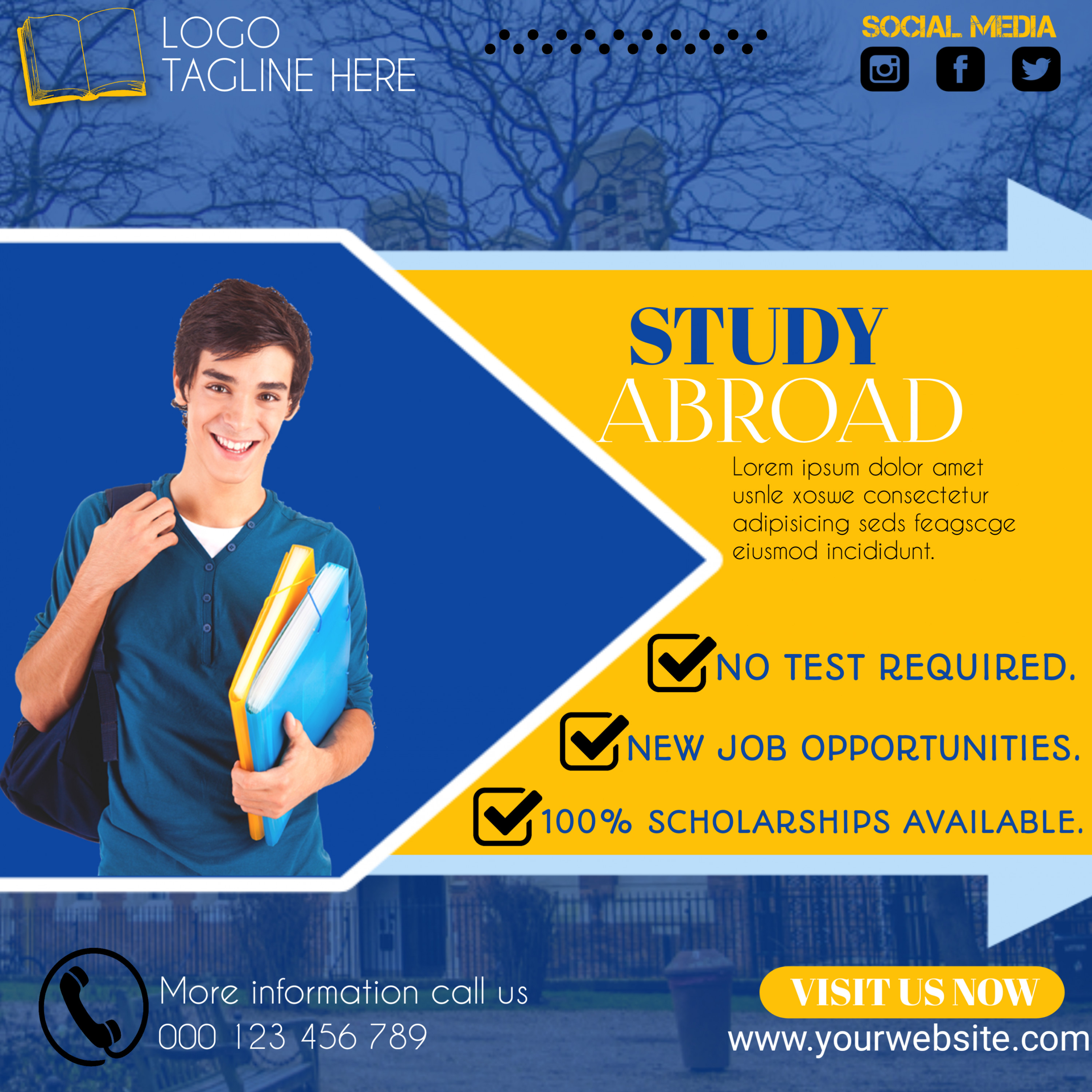 تصميم دعائى ل Business man