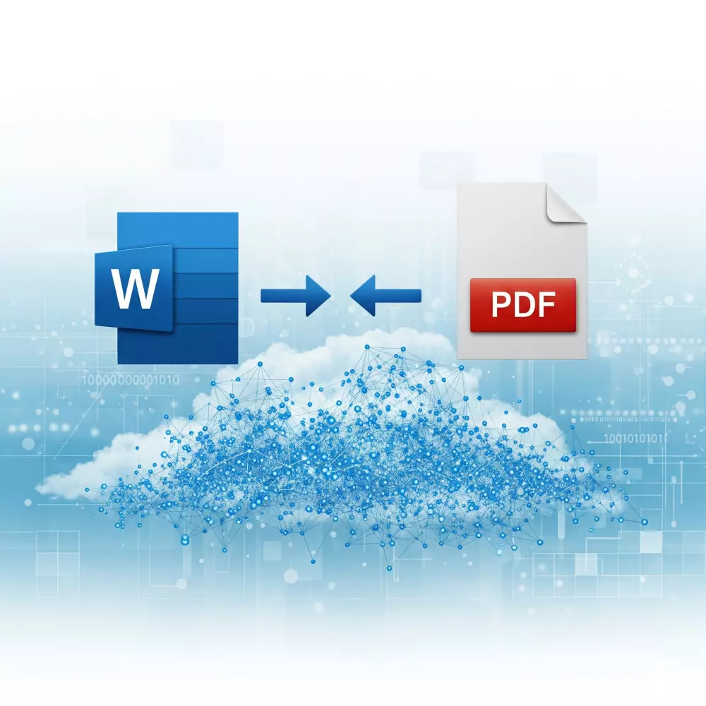 تحويل للملفات من صيغة word الى PDF او العكس