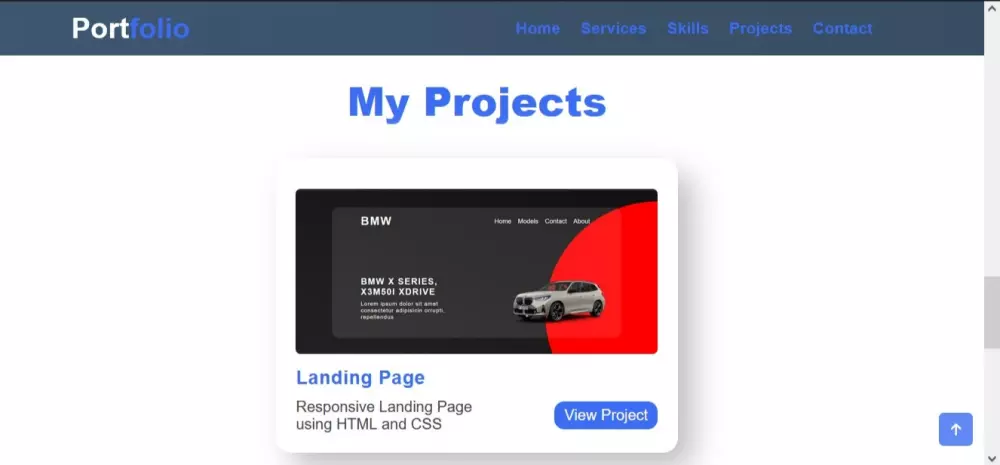 تصميم موقع Portfolio احترافي HTML/CSS — متجاوب وسريع بـ10$