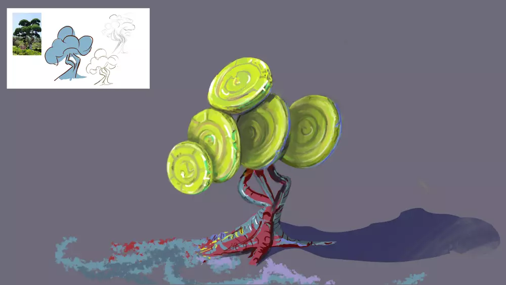 تصميم عنصر مساعد (Asset) للشخصيات والخلفيات الكرتونية 2D