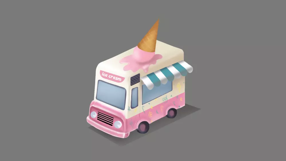 تصميم عنصر مساعد (Asset) للشخصيات والخلفيات الكرتونية 2D