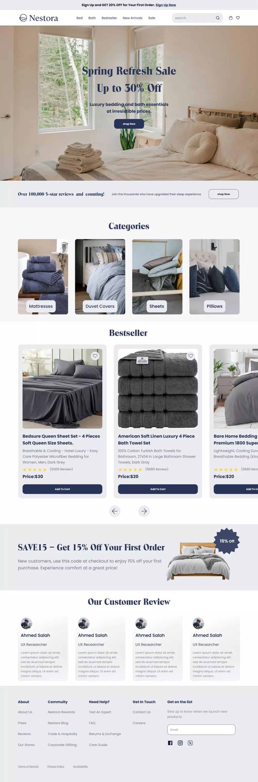 تصميم واجهه مستخدم لموقع تجاره الكترونيه