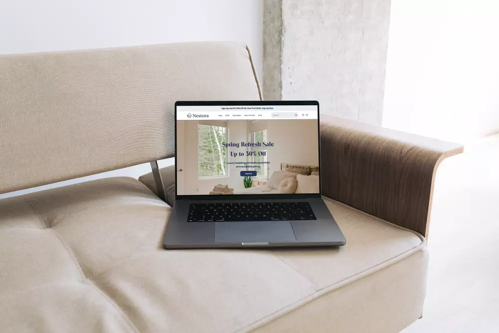 تصميم واجهه مستخدم لموقع تجاره الكترونيه