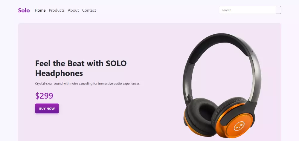 تصميم صفحة هبوط باستخدام HTML, CSS,Bootstrap