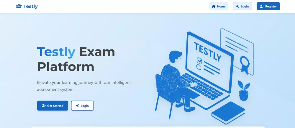 إنشاء موقع اختبارات تفاعلية مثل Testly