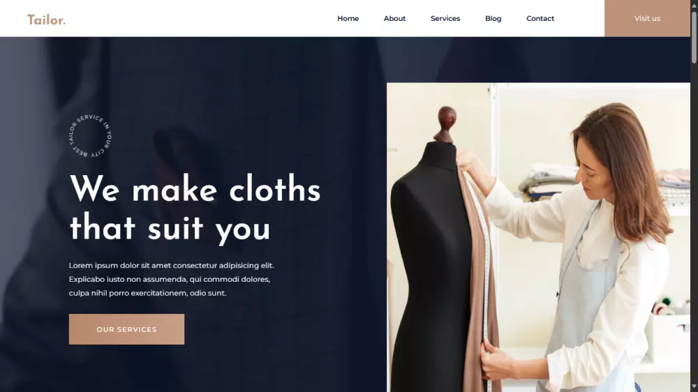 تطوير صفحة ويب متجاوبة باستخدام HTML وCSS وBootstrap