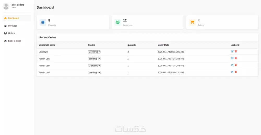 إنشاء موقع ويب عصري متكامل باستخدام MERN Stack (MongoDB, Express, React, Node.js) سأقوم بتصميم وتطوير موقع ويب احترافي مكون من 5 صفحات متجاوبة مع جميع الأجهزة، مع واجهة جذابة وأداء ممتاز.