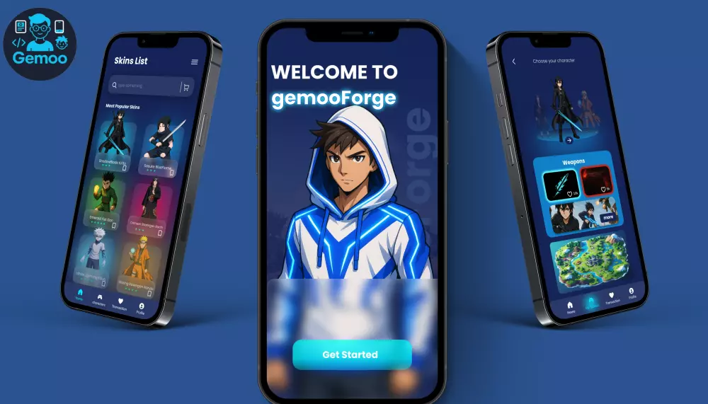 تصميم واجهات ألعاب احترافية بأسلوب أنمي جذاب وسهل الاستخدام